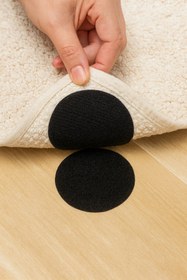 Resim PooleMark 20'li Halı ve Koltuk Örtüsü Kaydırmaz Cırt Bant Yıkanabilir Çift Taraflı Güçlü Sabitleyici Tutucu 