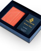 Resim Paul David Hediyelik Set Özel Kadın Edp Parfüm Ve Turuncu Deri Kartlık- Vanilya, Kahve, Armut Notalari, K-307*5 