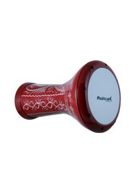 Resim Masterwork Çömlek Darbuka Erzincan İşlemeli Kırmızı 