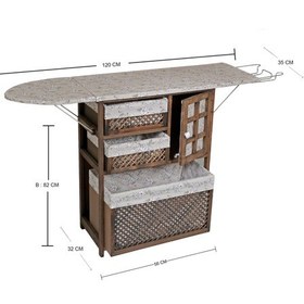 Resim Sepetli Ütü Masası 