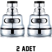 Resim Sardıcı 2 Adet 70 Su Tasarruflu Musluk Başlığı Mutfak Lavabo 