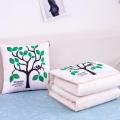 Resim Zhuque Üzerinde Logo Baskılı Ikisi Bir Arada Yastık Yorganı, Çok Fonksiyonlu Araba Kanepe Yastığı Yorganı (Yurt Dışından) 