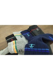 Resim Leement socks Çocuk 12 Çift Kalın Havlu Termal Çorap Burun Dikişsiz Premium Seri 