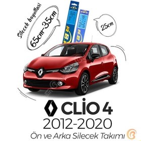 Resim Renault Clio 4 Ön ve Arka Silecek Seti (2012-2020) RBW 