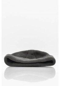 Resim Külah Erkek Koyu Gri Örgü Docker Bere Skullcap-Koyu Gri-Standart 
