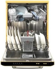 Resim Vestel BM 5011 Retro Sarı Bulaşık Makinesi 