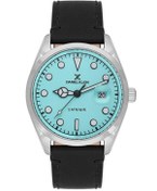 Resim Daniel Klein Dk.1.13836-4 Deri Kordonlu Suya Dayanıklı Takvim Göstergeli Fosforlu Kadran Siyah Erkek 