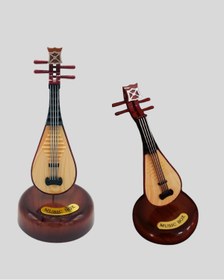 Resim UCUZTEKNO Klasik Ud Figürlü Melodili Müzik Şık Hediyelik 