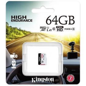 Resim Kingston High Endurance SDCE/64GB 64 GB MicroSDXC Class 10 UHS-I Hafıza Kartı 