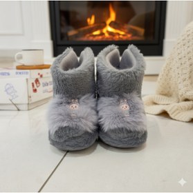 Resim Valenta Sevimli Sıcacık Labubu Figür Çocuk Bebek Panduf Ev botu Patik 