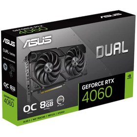 Resim ASUS GEFORCE DUAL-RTX4060-O8G-EVO 8GB GDDR6 128BIT1XHDMI 3XDP EKRAN KARTI 