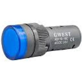 Resim Gwest Ad116-16c-220-mv ,mavi-220v M16 Sinyal Lamba 