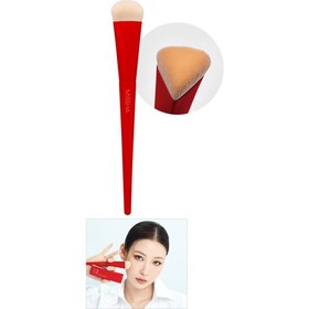 Resim Pürüzsüz Uygulama Sunan Fondöten & Baz Fırçası Radiance Perfect Fit Brush (Red) 