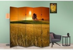 Resim Manzara Temalı Özel Tasarım Paravan Room Divider PRV1048, 180 x 180 