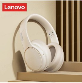 Resim Th20 Bej Lenovo 5.3 Kablosuz Bluetooth Kulaklık Th20 Oyun Çift Modlu Katlanabilir Spor Kulaklık Hıfı Ses Müzik Kulaklık 2023 Yeni 