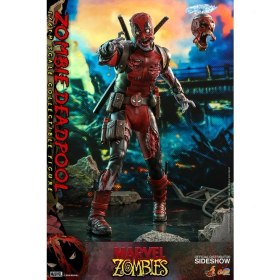 Resim Hot Toys Zombie Deadpool Sixth Scale Koleksiyon Figürü 
