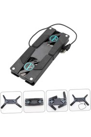 Resim Nirnisa 7 - 15 inch 2 Fanlı Hızlı Soğutma Katlanabilir Macbook Laptop Soğutucu Tablet Yükseltici Usb Stand 