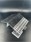 Resim Fox Swarovski Siyah Taşlı Siyah Baget Detaylı Ruhsat Kabı 