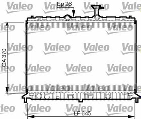 Resim RADYATÖR KIA RIO II 1.4 16V-1.6 16V-CWT 05 MEKANİK AC /- 642x370x15 