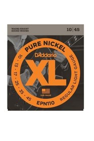 Resim Daddario EPN110 ELEKTRO GİTAR TEL SETİ, XL, PURE NICKEL, 10-45, REGULAR LIGHT 