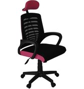 Resim Türksit Karizma File Müdür Koltuğu Plastik Ayak Siyah-pembe Siyah-Pembe 