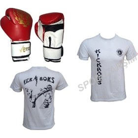 Resim Spor_Carsim Evox Boks,Kickboks Eldiveni,Kick Boks Tişört,S,M,L,Xl Beyaz (252492344) 