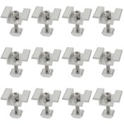 Resim 12x Güneş Paneli Montaj Braketi Kelepçesi Fotovoltaik Destek Güneş Sistemi Aksesuar Boyutu: 45mm Hy Huiliang 