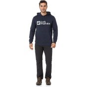 Resim Jack Wolfskin Arthur Hoody Erkek Mavi Sweatshirt 
