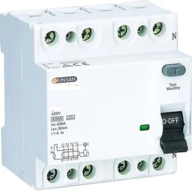 Resim Günsan Elektrik 4X25A 300MA Yangın Koruma Rölesi 