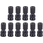 Resim Homyl 10 Parça 1/2 Inç Darbeli Anahtar Adaptörü Siyah 