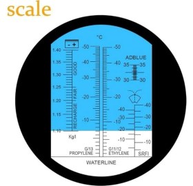 Resim Lidyahan Store Glikol, Antifriz, Soğutucu ve Akü Asidi Için Antifriz Refraktometresi. Otomobil Antifriz ve Akü Akışkan Durumunun Donma Noktasını Ölçmek Için Antifriz Test Cihazı 