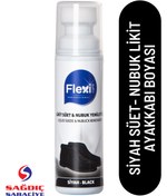 Resim FLEXİCARE Siyah Süet - Nubuk Likit Ayakkabı Boyası 