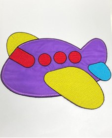 Resim karantuhafiye Bebek Battaniye Aplikesi / Bebek ve Çocuk Aplikesi / Büyük Boy / Uçak 