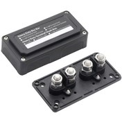 Resim Max Dc 48v 200a Ağır Hizmet Modülü Tasarım Bara 4 M10 Terminal Saplamalar Kutu Bara Araba / Rv / Tekne İçin 