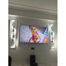 Resim Pera 3 Sconce / 120 cm / Anthracite Case / 3 Colors Light Up / 3 Years Warranty Gri Modern Alüminyum E27 