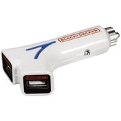 Resim Black&Decker Pıusb2Be 3.1 Amper Çift Çıkışlı Usb Araç Şarj Cihazı 