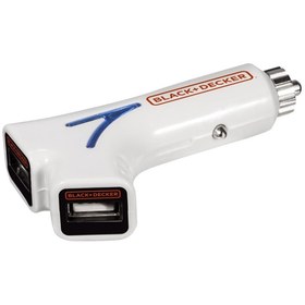 Resim Black&Decker Pıusb2Be 3.1 Amper Çift Çıkışlı Usb Araç Şarj Cihazı 