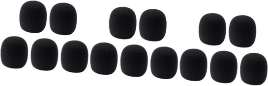 Resim ibasenice 3 Set Mikrofon Kapağı Mikrofon Filtresi Kalkanı 40mm Sünger Kapak İzolasyonu Kayıt Stüdyosu Aksesuarları Için 10 Adet * 3 