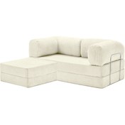 Resim MiniWood Legom Köşe Koltuk Takımı Sünger Yataklı Kanepe Dinlenme Koltuğu 