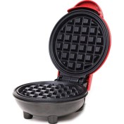 Resim Mini Elektrikli Waffle Makinesi - Kırmızı (Yurt Dışından) 