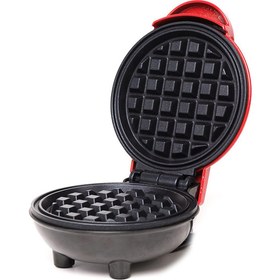 Resim Mini Elektrikli Waffle Makinesi - Kırmızı (Yurt Dışından) 