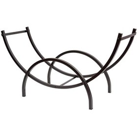 Resim Metal Odun Kovası Odun Rafı Şömine Yanı Dekoratif Odunluk 