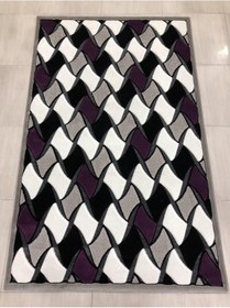 Resim Kaşmir Halı Jade 146X233 Je 0010-02 Gri Beyaz Mor 4 M2 Halı ! 