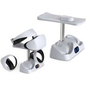 Resim Createtech Ps5 Vr2 Dobe Kolu Şarj Tabanı Gözlük Saklama Braketi İçin 001 - Type-c Şarjlı Vr Denetleyici Depolama 