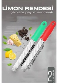 Resim Limon Rendesi - Uzun Peynir Çikolata Sarımsak Rendesi 2 Li Set 721979 Açık Gri 