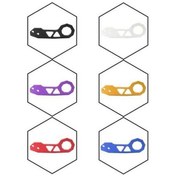 Resim Wondernest Alüminyum Alaşımlı Arka Çekme Kancası Römork Halkası 2'li Vida Delikli Mavi Oto Aksesuar 