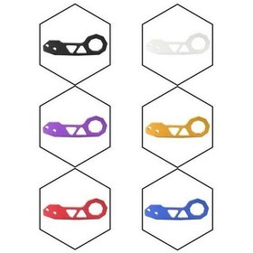 Resim Wondernest Alüminyum Alaşımlı Arka Çekme Kancası Römork Halkası 2'li Vida Delikli Mavi Oto Aksesuar 