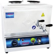 Resim Mizan 25 Lik Elektrikli 20 Litre 2 Demlikli Çay Kazanı Çay Ocağı PLEYTSİZ - 304 KALİTE - KAYNAKLI KAPAK - TERMOSTATLI - GARANTİLİ