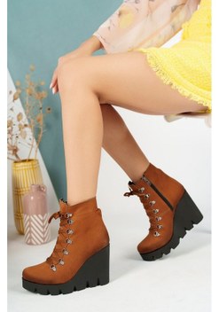 Siyah Dolgu Taban Kadın Bot N267007309