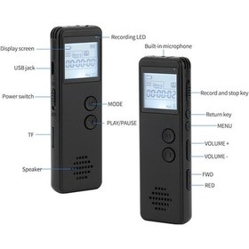 Resim Fortunelane Sk-299 Ses Kaydedici: 16gb, 10 Saat, Akıllı Gürültü Azalt, 10m Mesafe, Usb 2.0 